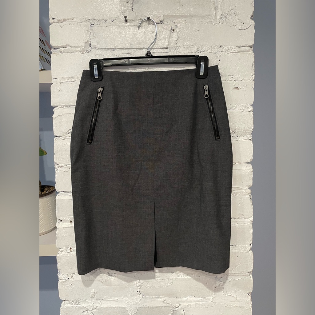 Rag & Bone Zipper Detailed Pencil Skirt - Size 2